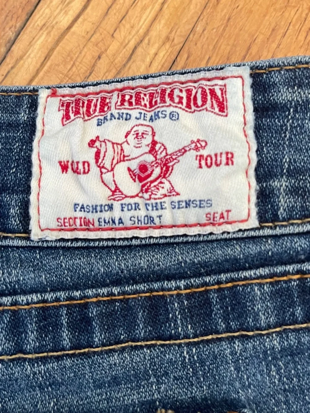 True Religion Emma Short Denim Shorts